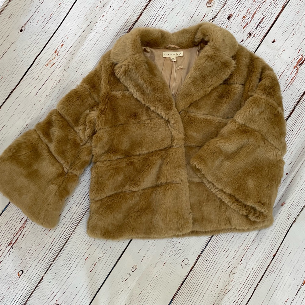 Vintage Inspired Faux Fur Jacket